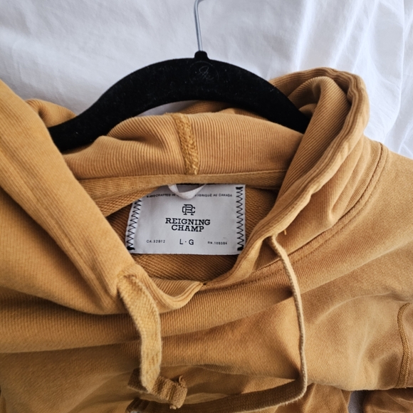 ✨Reigning Champ Lightweight Terry Pullover Hoodie Size L Men's✨ - Picture 5 of 5